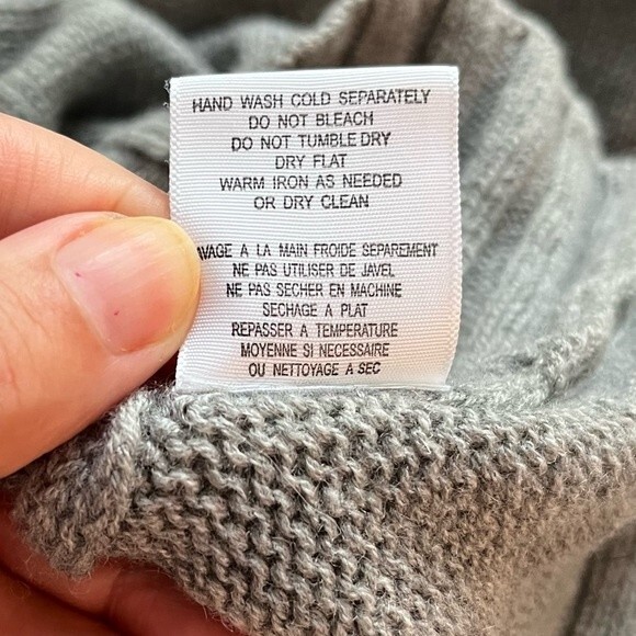 Joie Shera Wool and Cashmere Sweater Dress in Heather Grey M NWOT - Picture 10 of 12